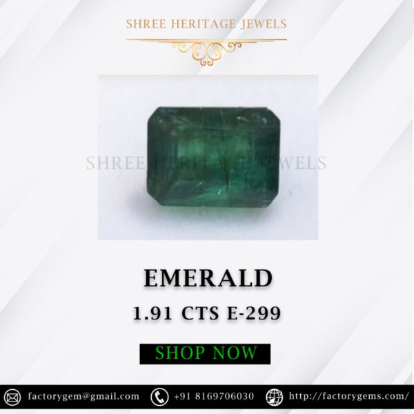 1.91 Carat Natural Emerald stone