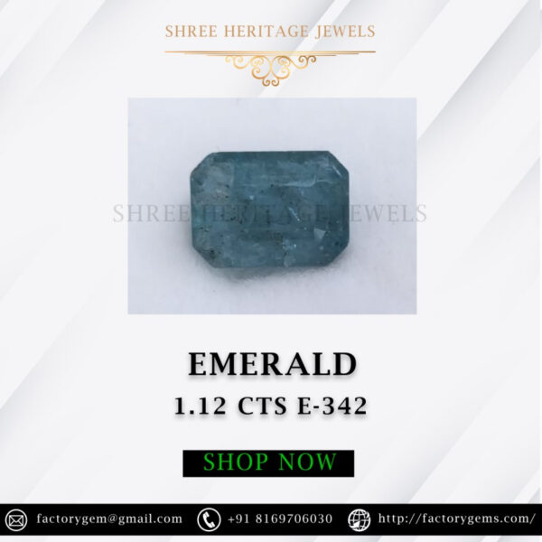 1.12 Carat Natural Emerald stone