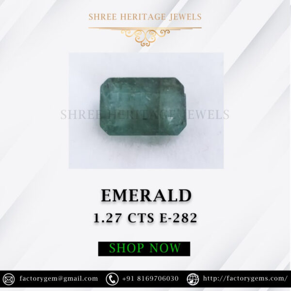 1.27 Carat Natural Emerald stone
