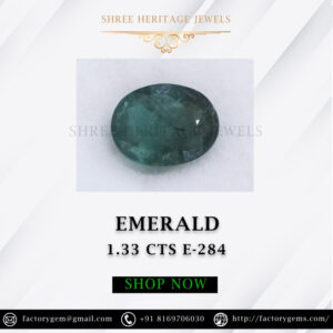 1.33 Carat Natural Emerald stone