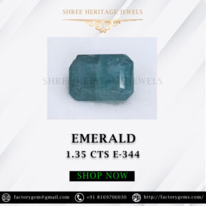 1.35 Carat Natural Emerald stone