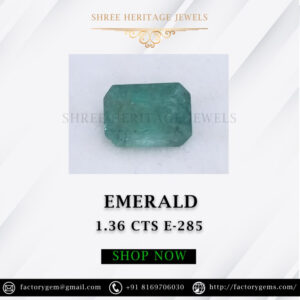 1.36 Carat Natural Emerald stone