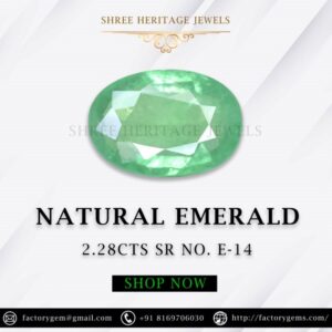 2.28 Carat Natural Emerald Stone