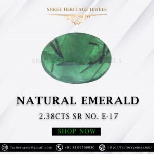 2.38 Carat Natural Emerald Stone