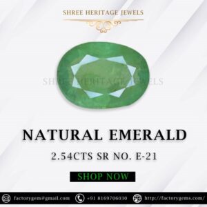 2.54 Carat Natural Emerald Stone