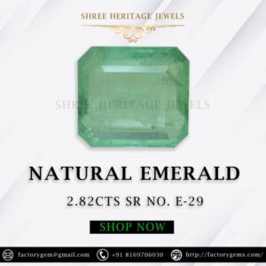 2.82 Carat Natural Emerald Stone