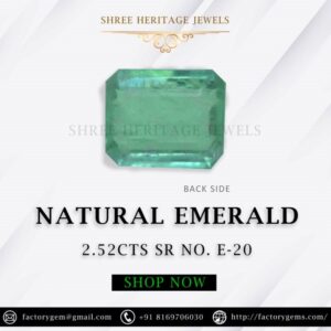 2.52 Carat Natural Emerald Stone