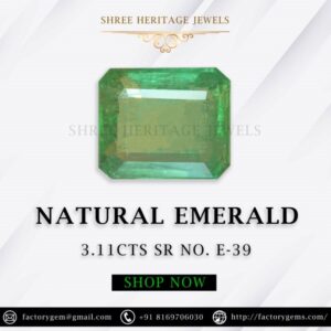 3.11 Carat Natural Emerald Stone