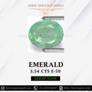 3.54 Carat Natural Emerald Stone