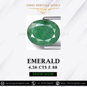 4.56 Carat Natural Emerald Stone