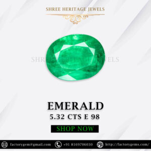 5.32 Carat Natural Emerald Stone