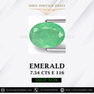 7.54 Carat Natural Emerald Stone