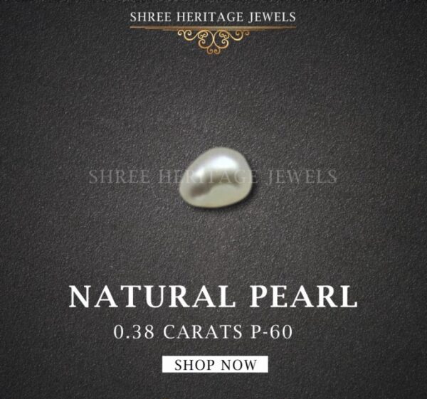 0.38 Carat Natural Basra Pearl Stone