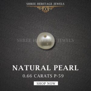 0.66 Carat Natural Basra Pearl Stone