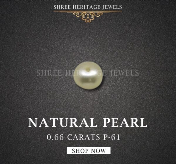0.66 Carat Natural Basra Pearl Stone