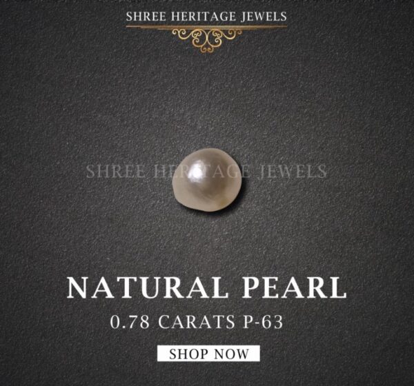 0.78 Carat Natural Pearl Stone