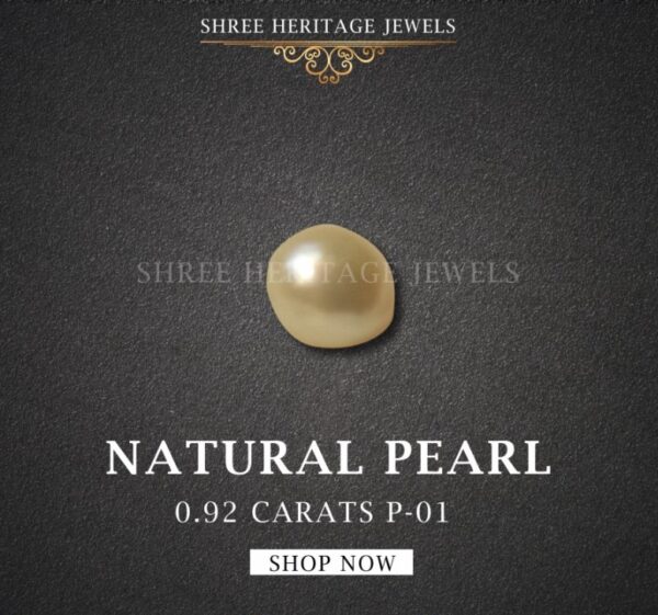 0.92 Carat Natural Basra Pearl Stone