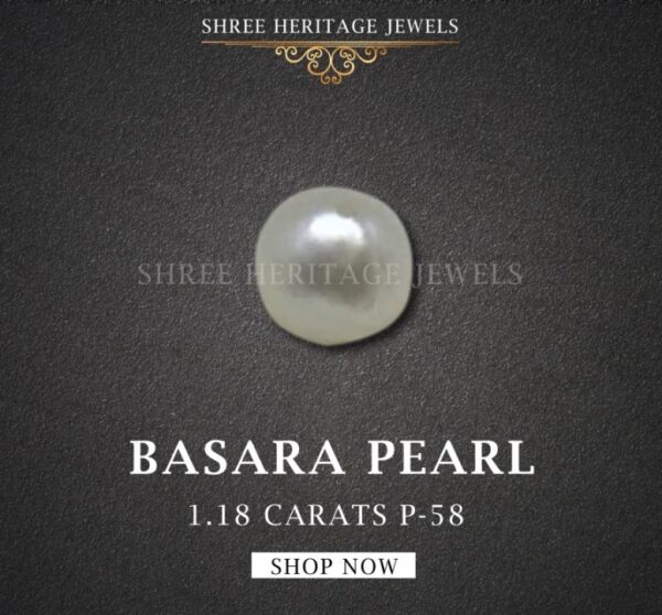 1.18 Carat Natural Basra Pearl Stone