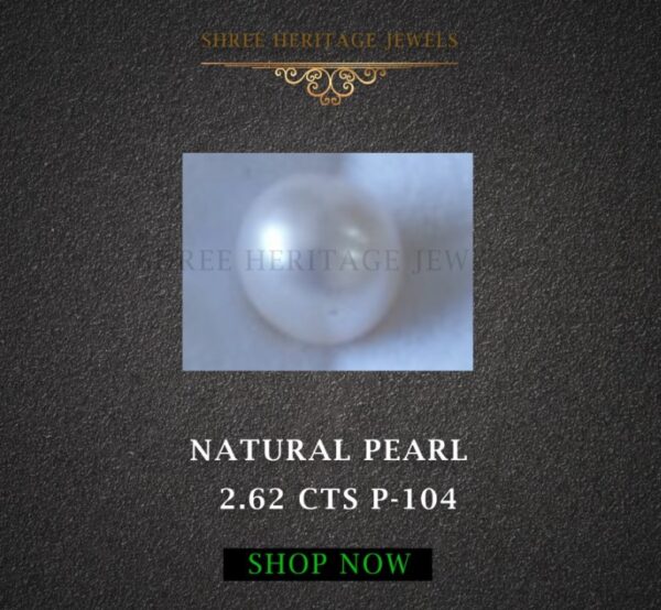 2.62 Carat Natural South Sea Pearl
