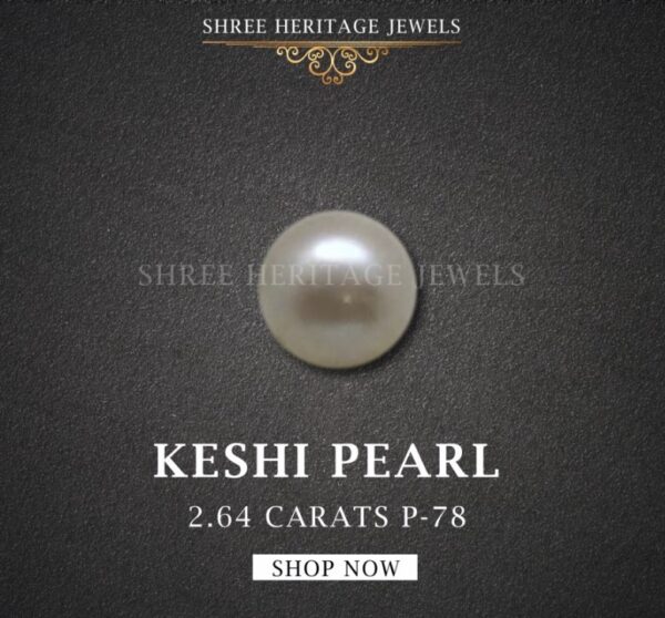 2.64 Carat Natural Keshi Pearl Stone