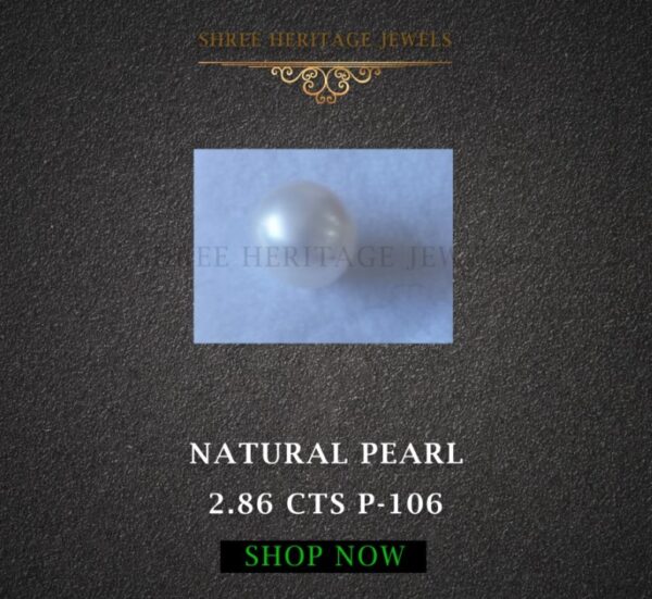 2.86 Carat Natural South Sea Pearl