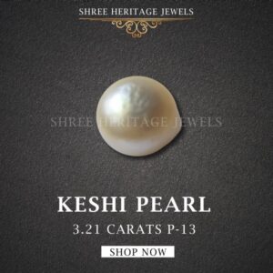 3.21 Carat Natural Keshi Pearl Stone