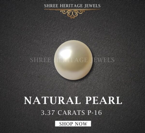 3.37 Carat Culture Pearl Stone
