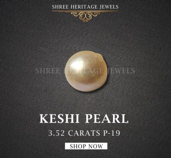 3.52 Carat Natural Keshi Pearl Stone