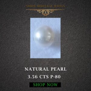 3.56 Carat Natural Pearl Stone