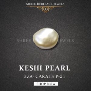 3.66 Carat Natural Keshi Pearl Stone