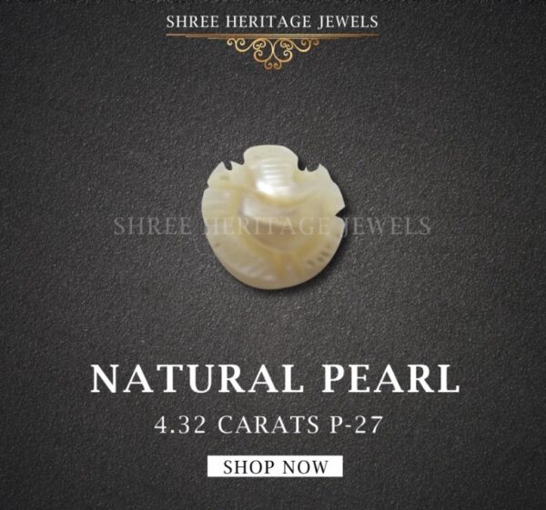 4.32 Carat Culture Pearl Stone