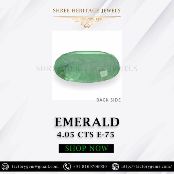 4.05 Carat Natural Emerald Stone - Image 3