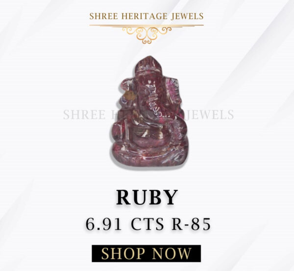 6.91 Carat Natural Ruby Stone