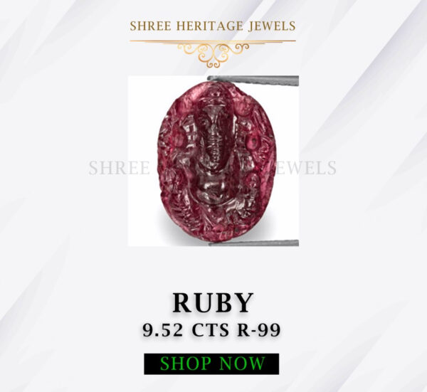 9.52 Carat Natural Ruby Stone