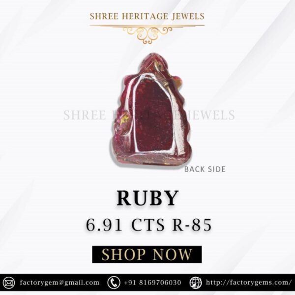 6.91 Carat Natural Ruby Stone - Image 3