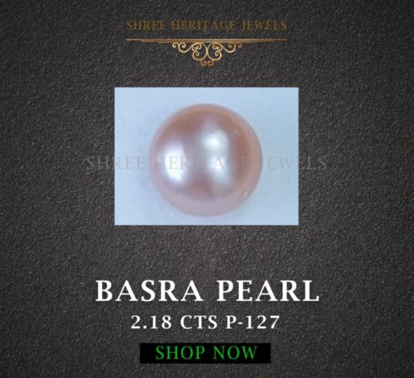 2.18 Carat Natural Basra Pearl Stone