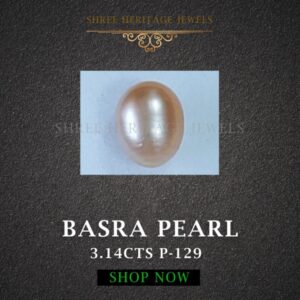 3.14 Carat Natural Basra Pearl Stone