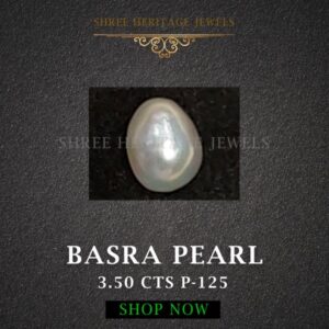 3.50 Carat Natural Basra Pearl Stone