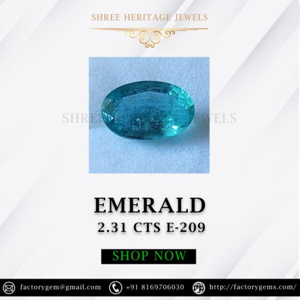 2.31 Carat Natural Emerald stone