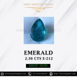 2.36 Carat Natural Emerald Stone