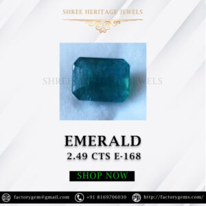 2.49 Carat Natural Emerald Stone