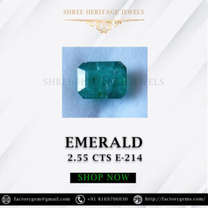 2.55 Carat Natural Emerald Stone