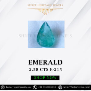 2.58 Carat Natural Emerald Stone