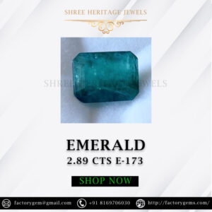 2.89 Carat Natural Emerald Stone