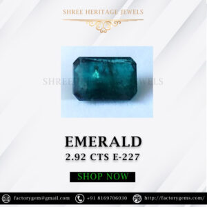2.92 Carat Natural Emerald Stone