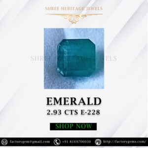 2.93 Carat Natural Emerald Stone
