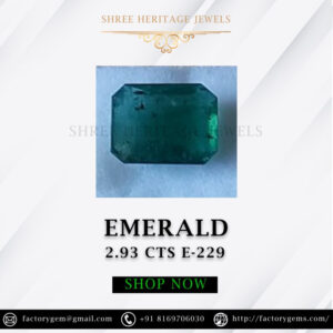 2.93 Carat Natural Emerald Stone