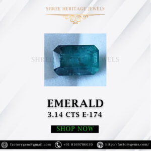 3.14 Carat Natural Emerald Stone