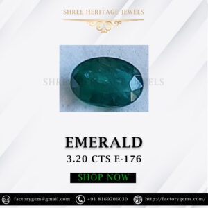 3.20 Carat Natural Emerald Stone
