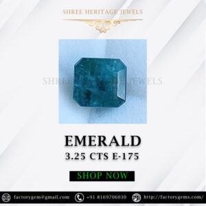 3.25 Carat Natural Emerald Stone